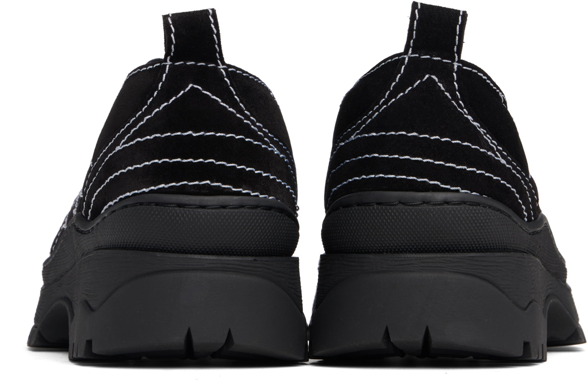 Nicole Saldaña Black Sacha Suede Sneakers