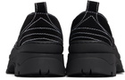 Nicole Saldaña Black Sacha Suede Sneakers
