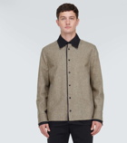 Bottega Veneta Wool flannel overshirt