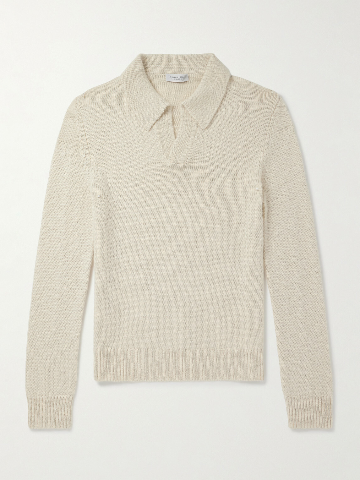 Gabriela Hearst - Aled Cashmere Polo Shirt - Neutrals