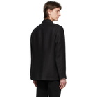 Our Legacy Black Unconstructed Double-Breasted Blazer