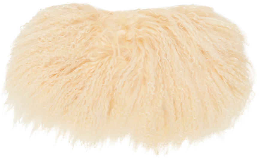Cawley Off-White Shearling Collar