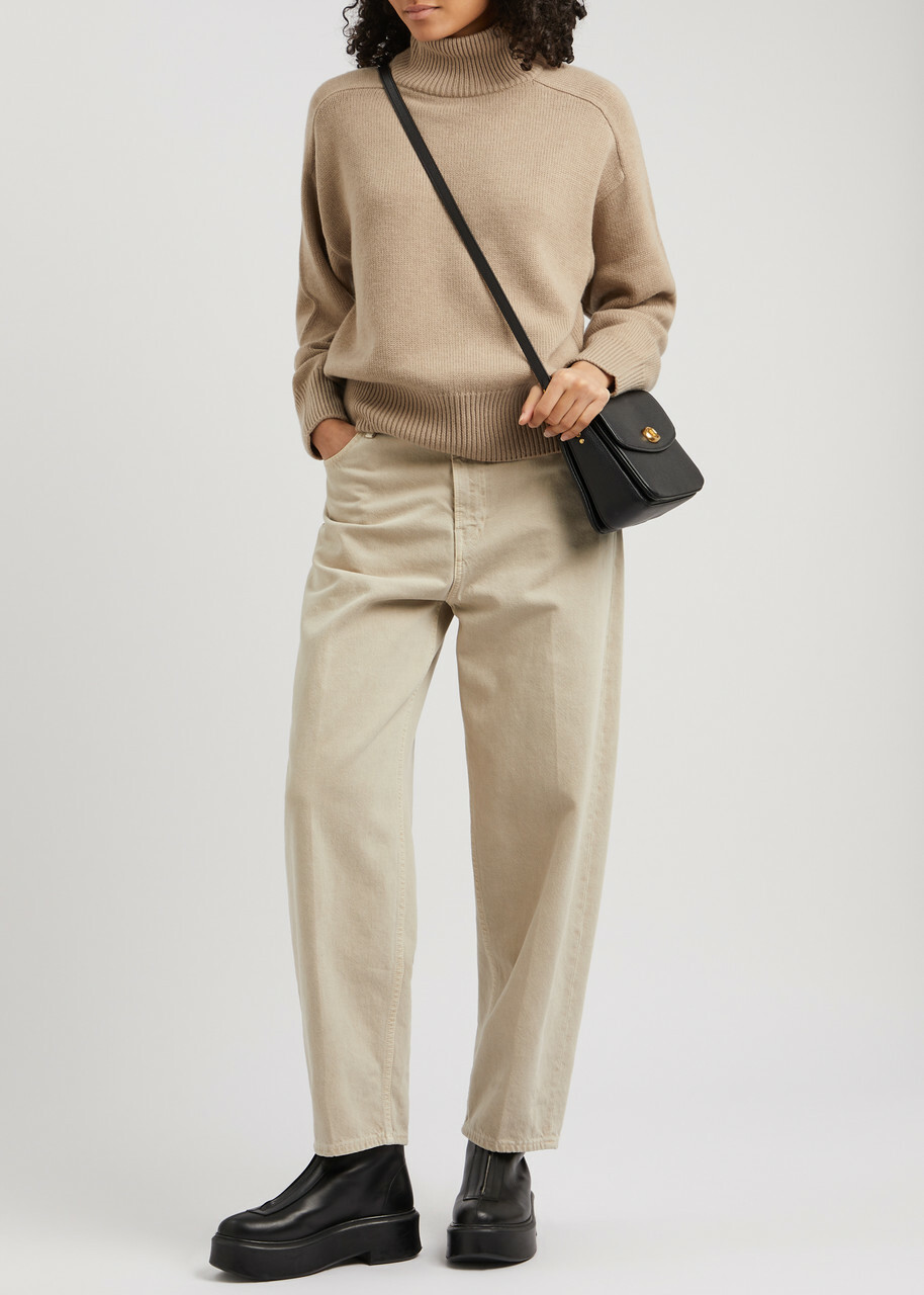 Canada Goose Baysville Roll-neck Wool Jumper Sand