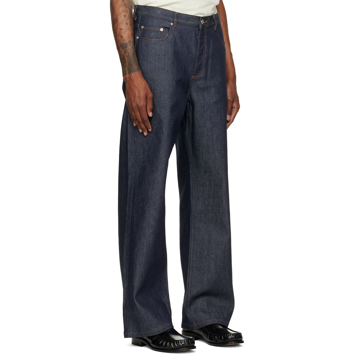 A.P.C. Navy Aaron Jeans