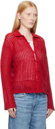 rag & bone Red Khloe Cardigan