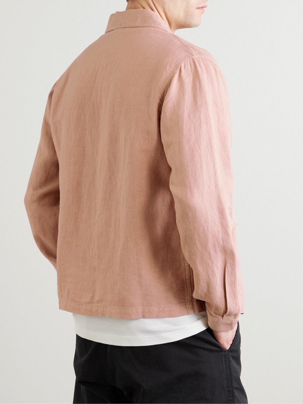 La Paz - Linen Chore Jacket - Pink