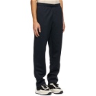 AMI Alexandre Mattiussi Navy Embroidered Technical Lounge Pants