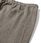 Needles - Fleece-Back Cotton-Blend Lurex Track Pants - Gold