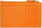 Balenciaga Orange Essential Long Card Holder