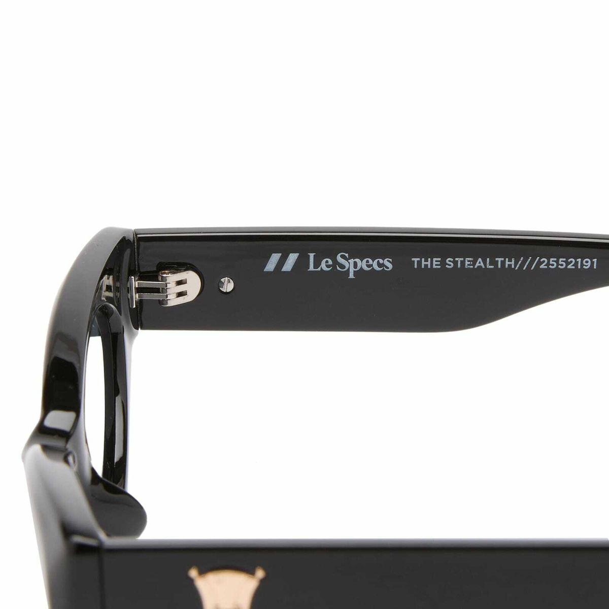 Le Specs Women's The Stealth Sunglasses in Black/Smoke Mono 