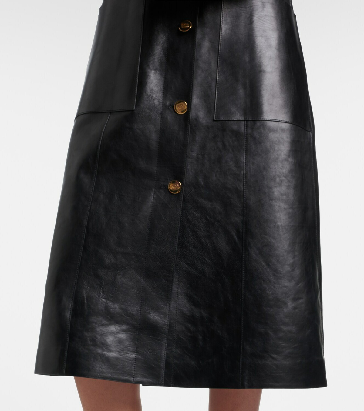 Gucci Interlocking G leather coat