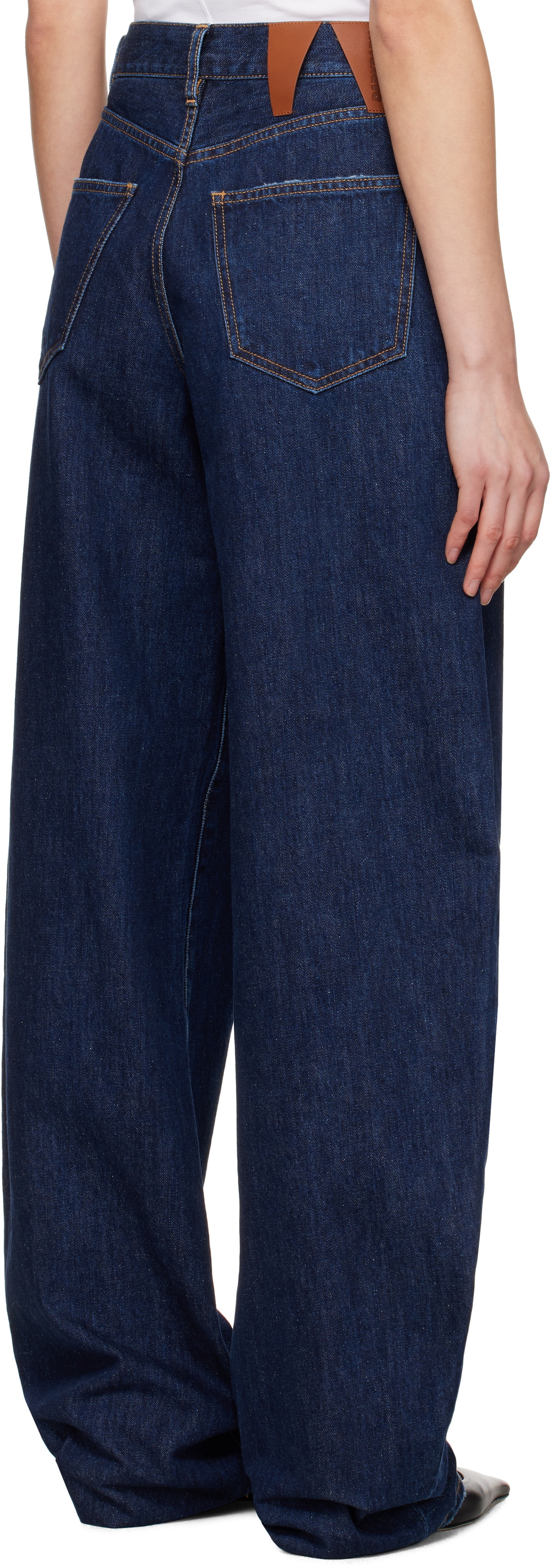 DARKPARK Blue Khris Barrel Leg Jeans