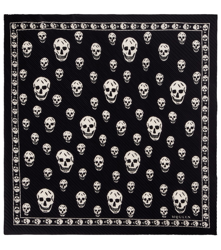 Photo: McQueen Skull silk scarf