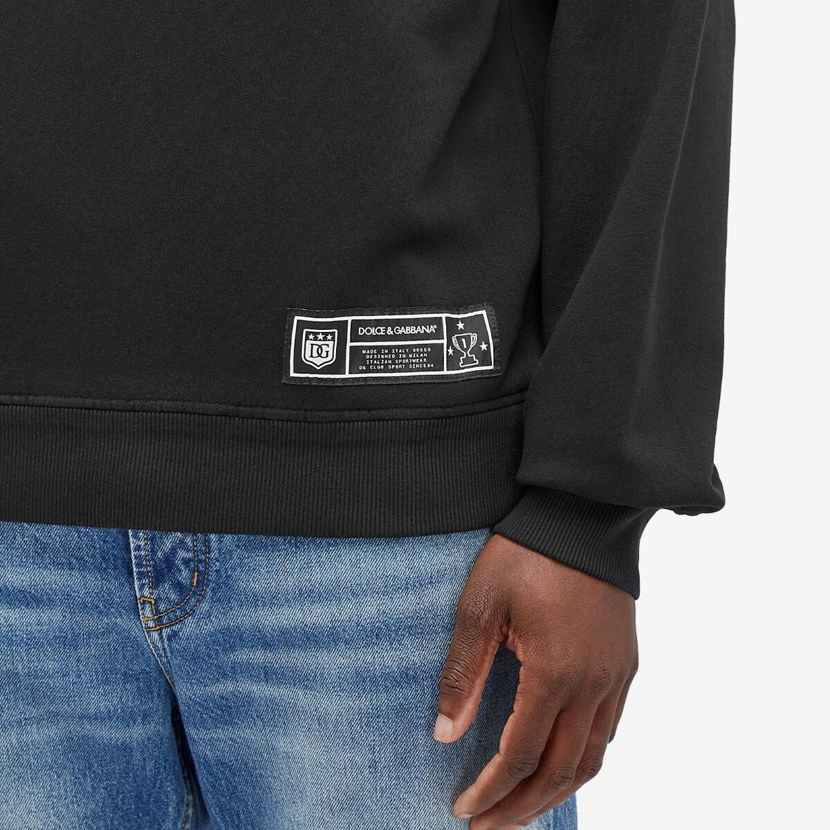 【送関込】Dolce & Gabbana College Logo Crew Neck Sweatshirt Dolce & Gabbana Men's College Logo Crew Neck Sweatshirt in