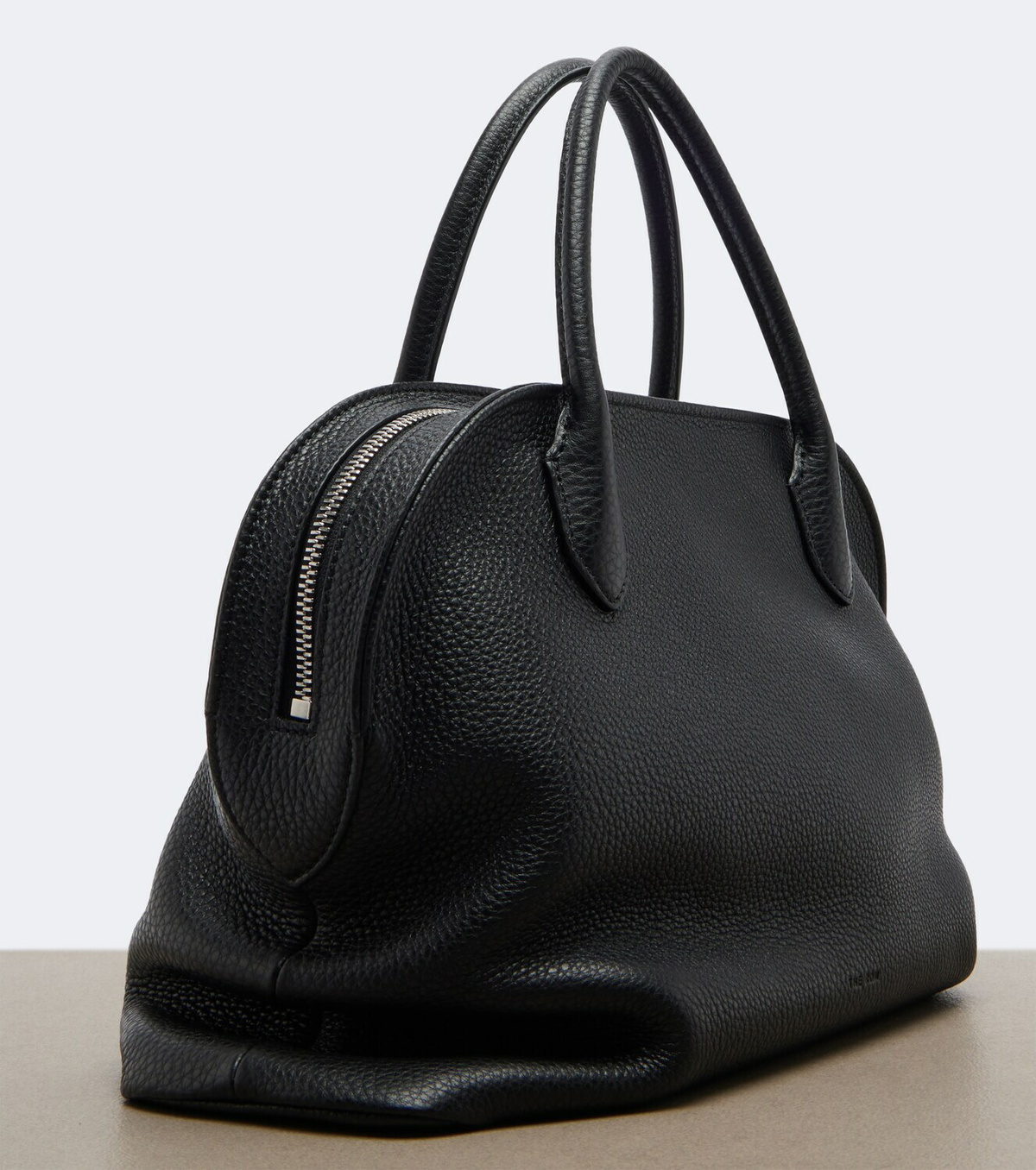 The Row Agnes 12 leather top-handle bag