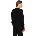 Citizens of Humanity Black Cora Henley Sweatshirt