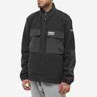 Napapijri Men's Polar Fleece Jacket in Black