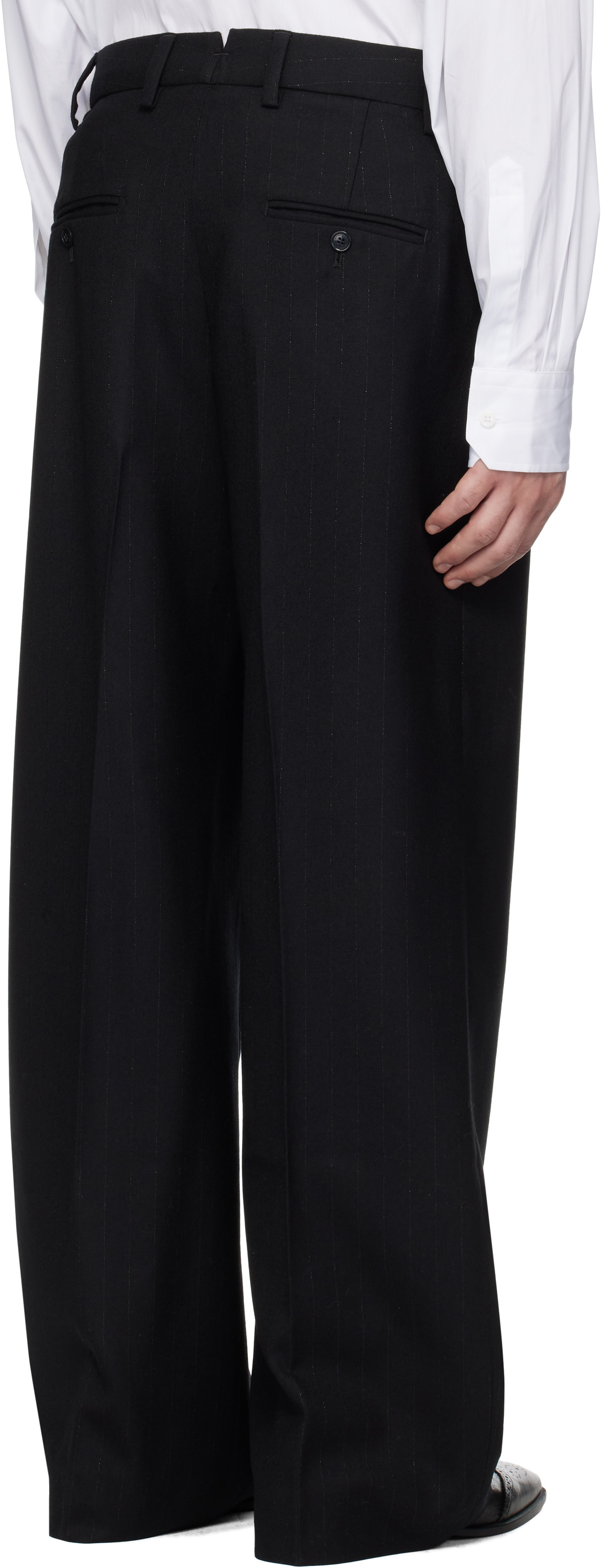 VETEMENTS Black Evening Tailored Pants