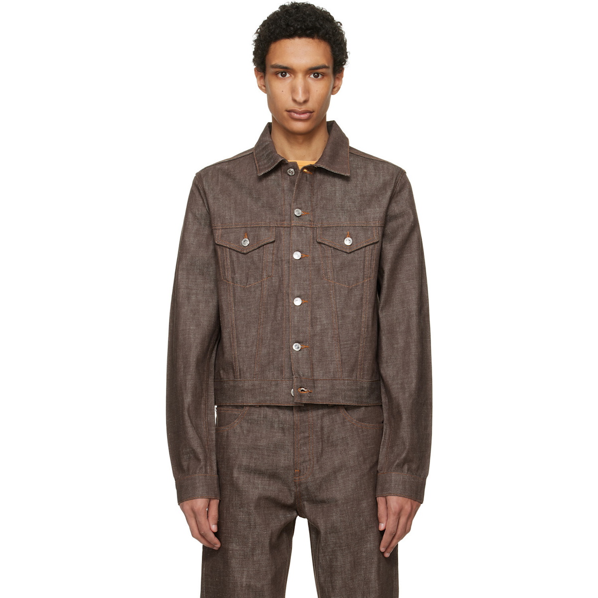 Haider Ackermann Red Oversized Check Shirt Jacket Haider Ackermann