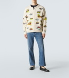 Bode Beaded Camp wool and cotton cardigan