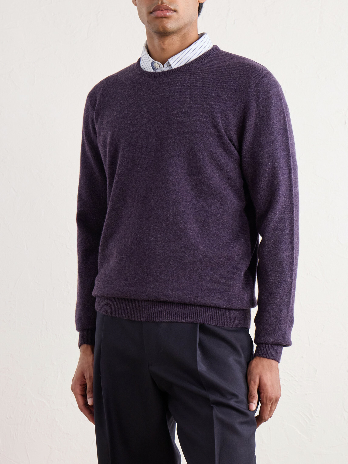 William Lockie - Wool Sweater - Purple
