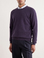 William Lockie - Wool Sweater - Purple