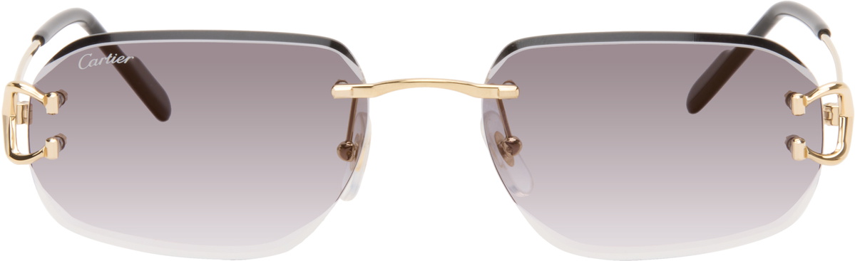 Cartier Gold Classic C Motif Sunglasses