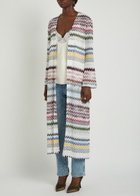 Missoni Chevron Fine-knit Shirt Cardigan Multicoloured 1