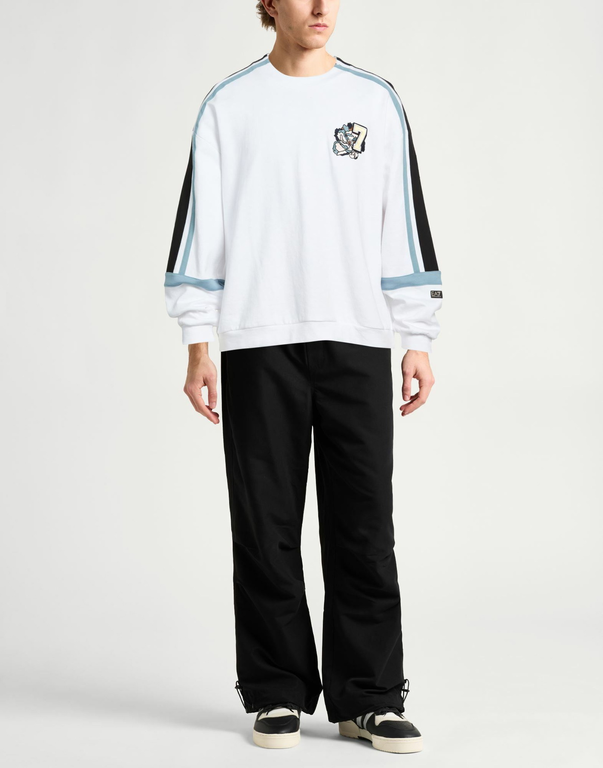 Ea7 Mens Sweatshirt in White