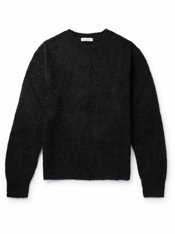 Photo: mfpen - Brushed-Cotton Sweater - Black
