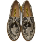 Off-White Off-White Python Tassel Loafers