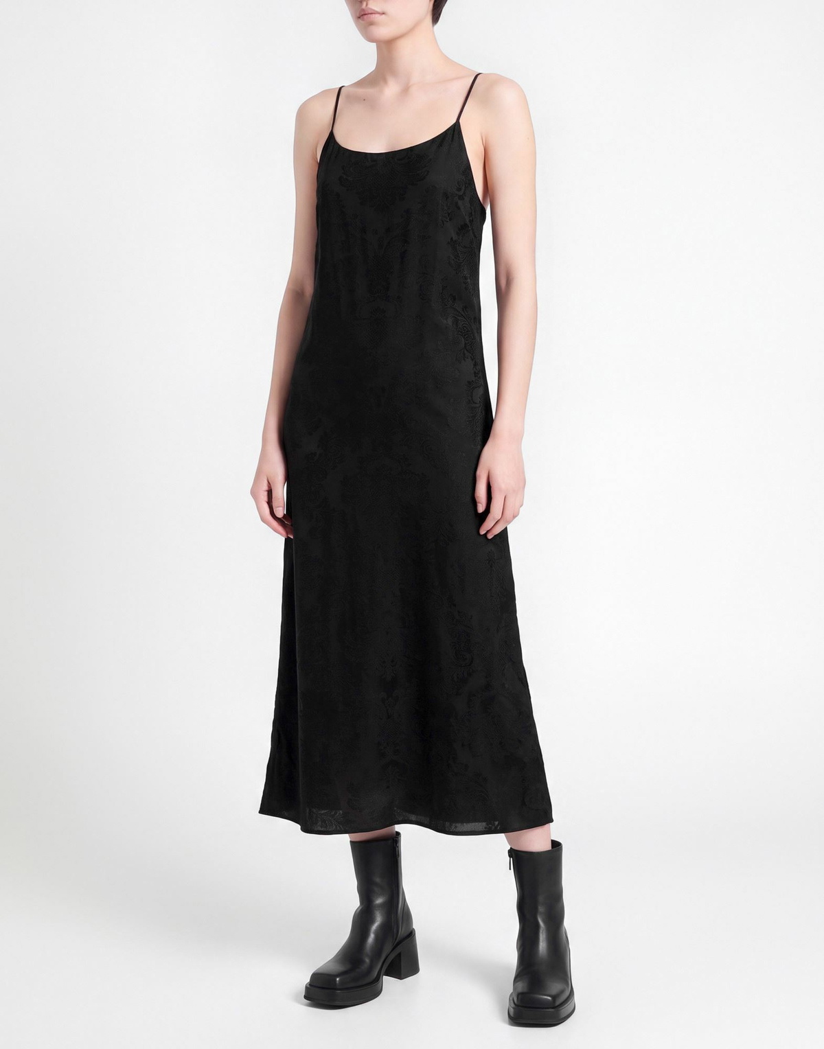 Uma Wang Womens Midi dress in Black