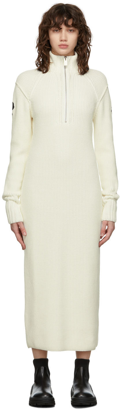 Moncler Genius 6 Moncler 1017 ALYX 9SM White Knit Dress Moncler Genius Moncler Genius 6 Moncler 1017 ALYX 9SM White Knit Dress Moncler Genius