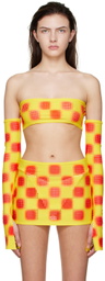 FAL-ASH Yellow Polyester T-Shirt
