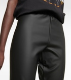 Junya Watanabe - Faux-leather cropped leggings