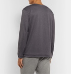 Zimmerli - Mélange Stretch Cotton and Cashmere-Blend T-Shirt - Gray