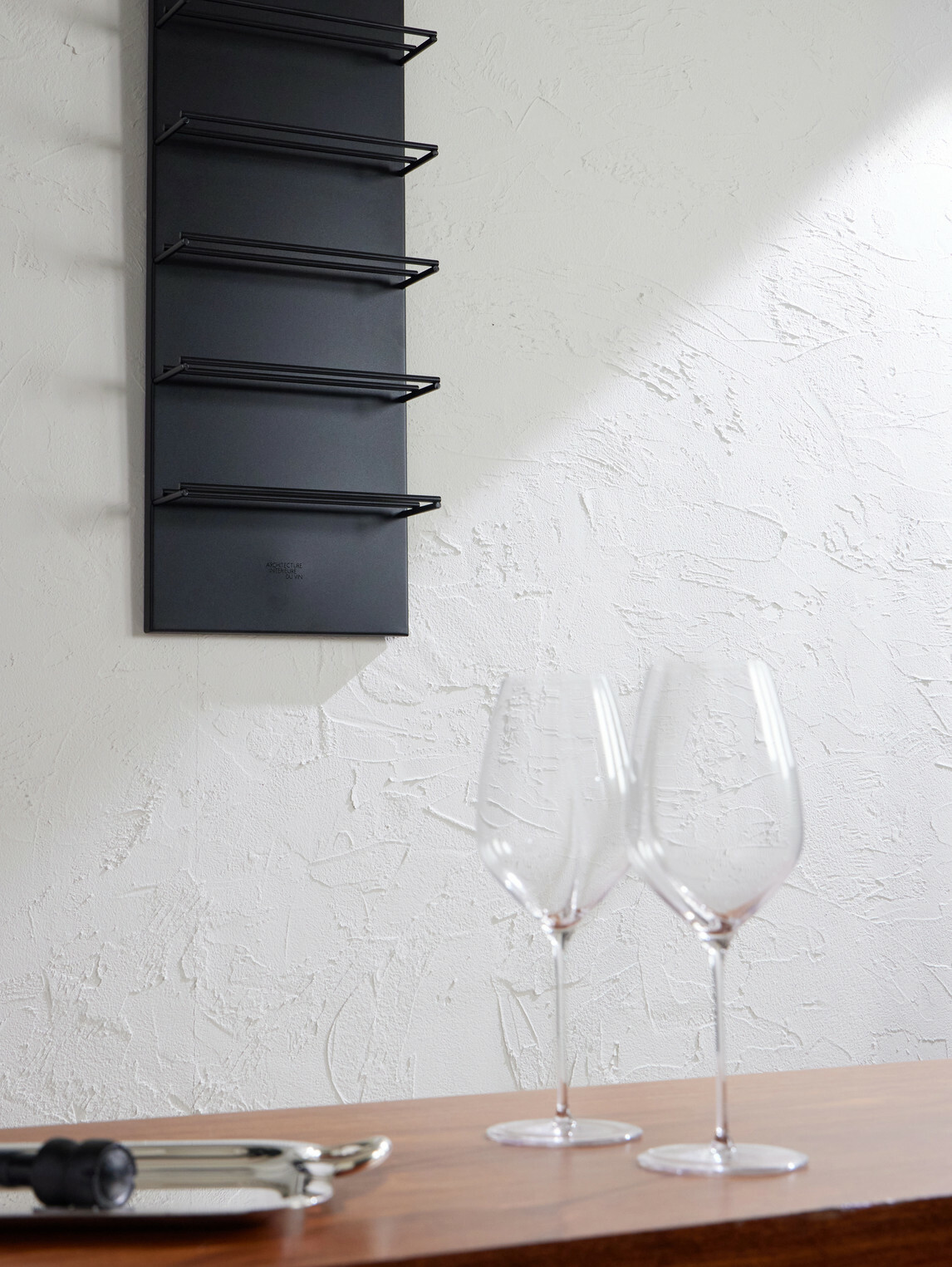L'Atelier Du Vin - Star System Steel Wall-Mount Wine Rack - Black