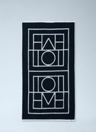TOTEME Monogram Jacquard Beach Towel