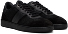 Ferragamo Black Signature Low-Top Sneakers
