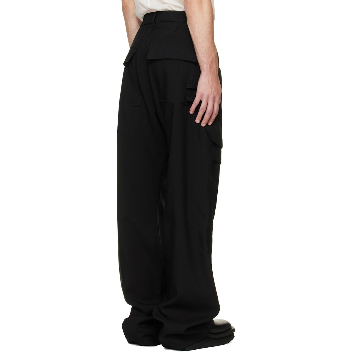 Rick Owens Black Tower Stefan Cargo Pants