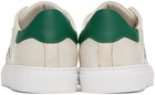 Axel Arigato Beige & Green Clean 90 Triple B Bird Sneakers