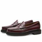 Bass Weejuns Men's Larson Step Loafer in Wine Leather