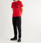 GIVENCHY - Slim-Fit Logo-Embroidered Cotton-Jersey T-Shirt - Red