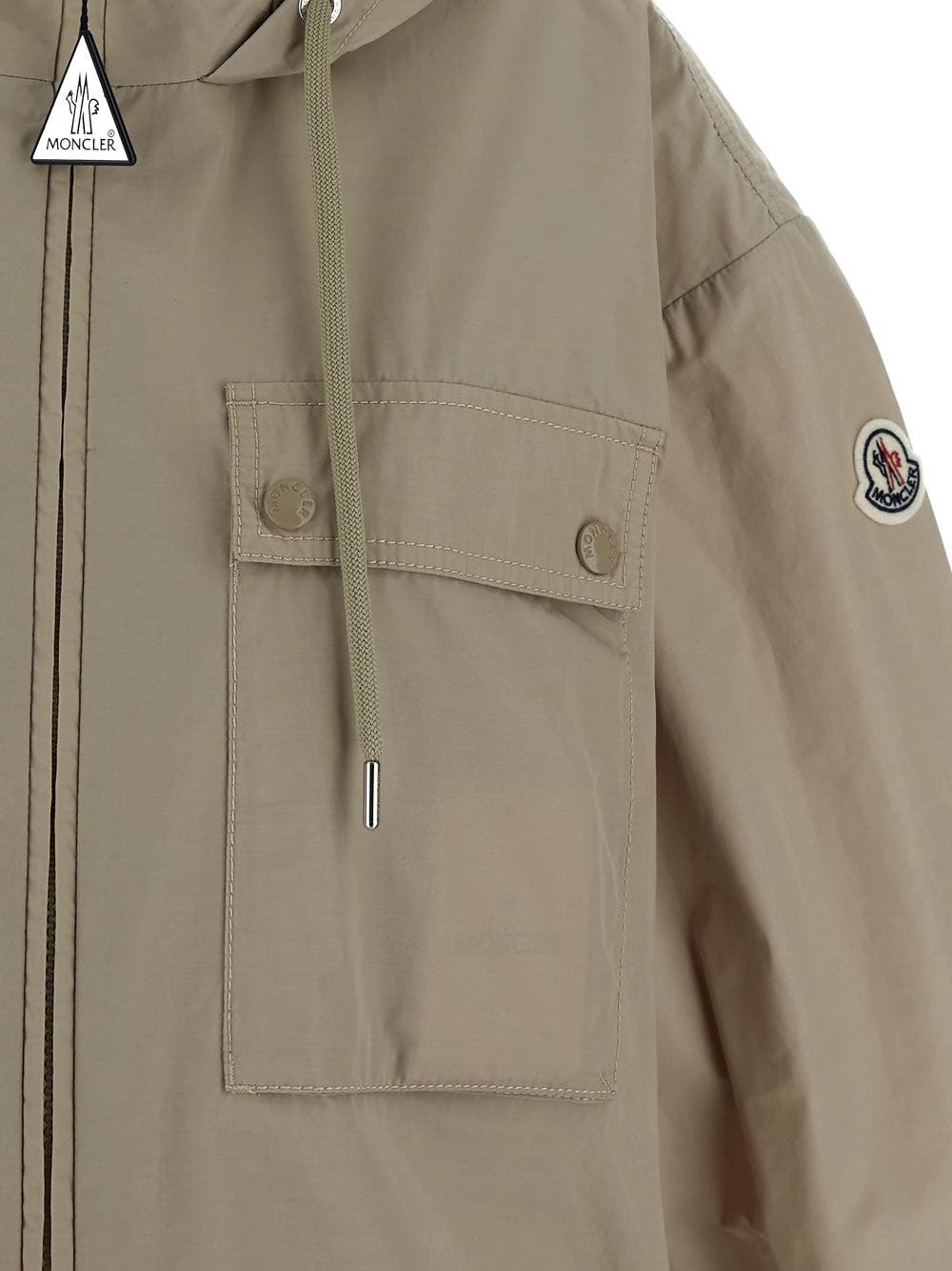 【MONCLER】LEDA JACKETS Moncler Leda technical poplin jacket Moncler