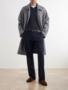 Sunspel - Straight-Leg Wool Trousers - Blue