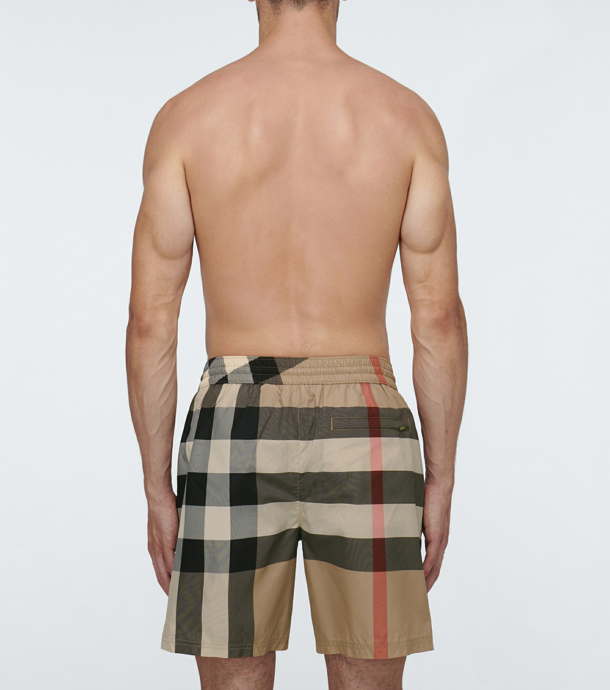 Vintage 2000s Burberry Nova Check Swim Shorts Size XXL