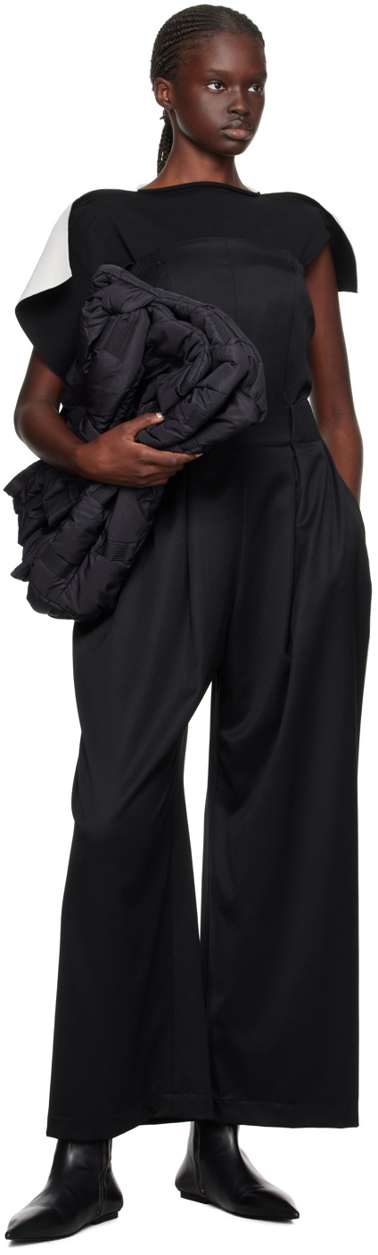 ISSEY MIYAKE Black Wide-Leg Jumpsuit