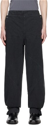 Dion Lee Black Shell Trousers