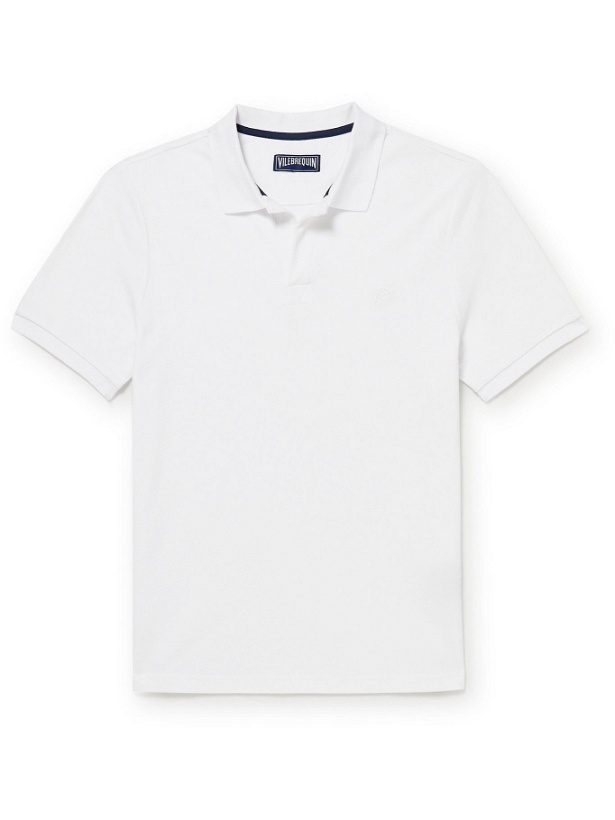 Photo: Vilebrequin - Cotton-Piqué Polo Shirt - White