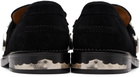 Toga Virilis SSENSE Exclusive Black Metal Loafers